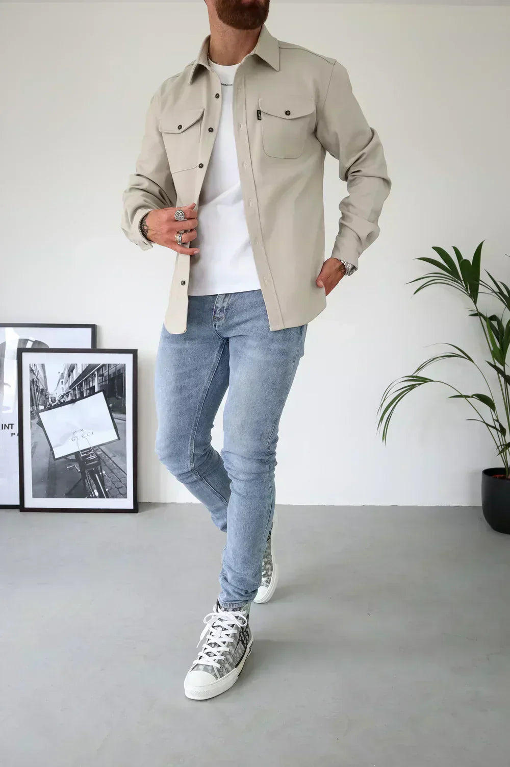 Caleb | Elegancka koszulka polo dla mężczyzn