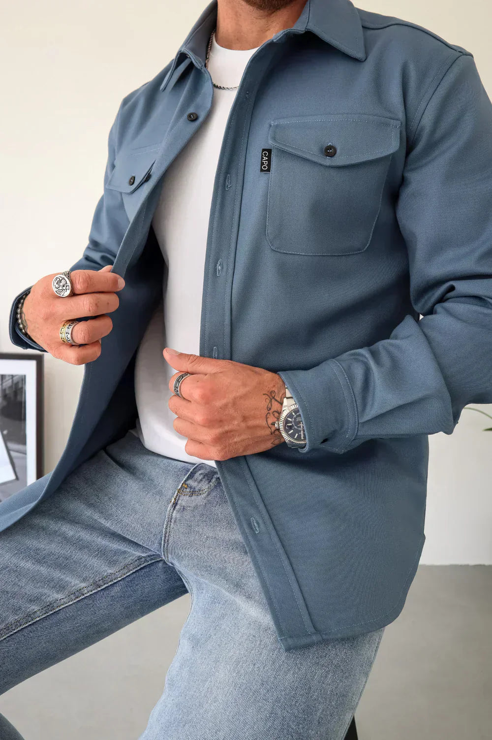 Caleb | Elegancka koszulka polo dla mężczyzn