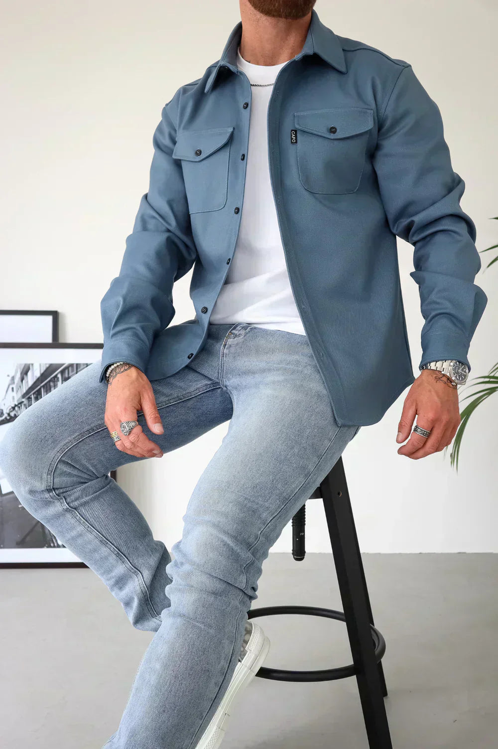 Caleb | Elegancka koszulka polo dla mężczyzn