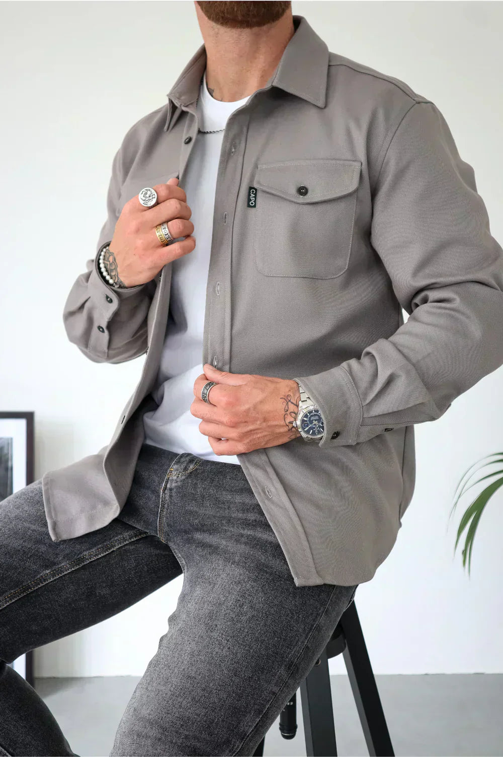 Caleb | Elegancka koszulka polo dla mężczyzn