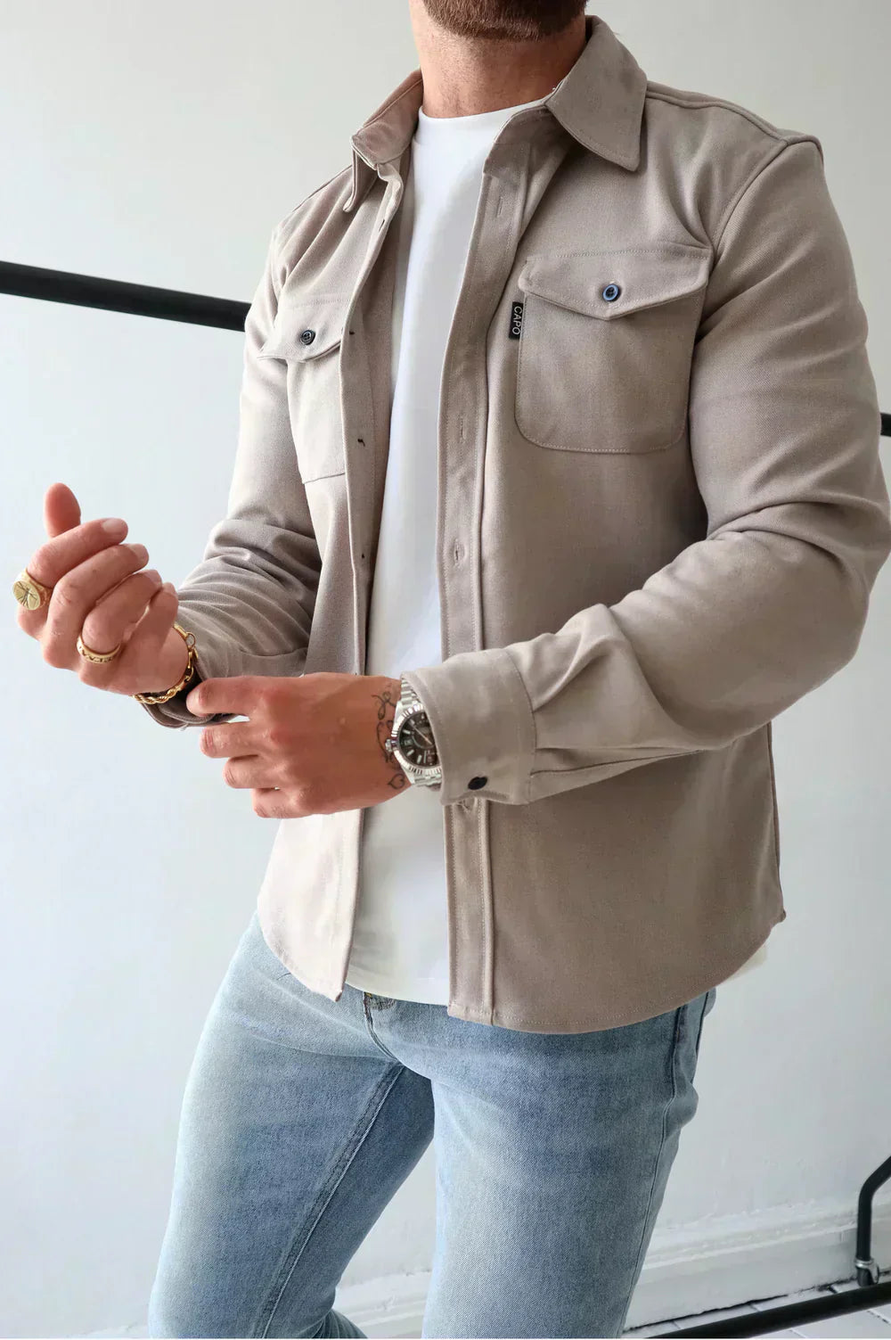 Caleb | Elegancka koszulka polo dla mężczyzn