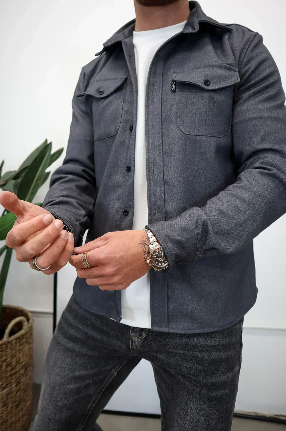 Caleb | Elegancka koszulka polo dla mężczyzn