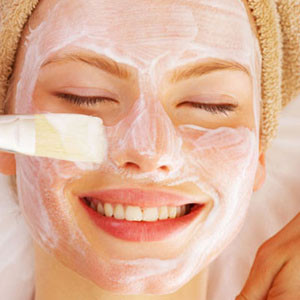 Portrait of a young girl enjoying a healthy skin treatment at a spa resort.