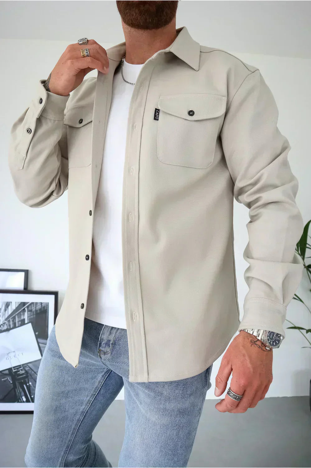 Caleb | Elegancka koszulka polo dla mężczyzn